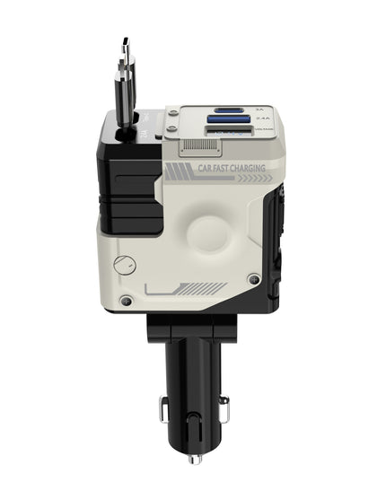Car Charger Fast Charging And Retractable Four-in-one Cigarette Lighter