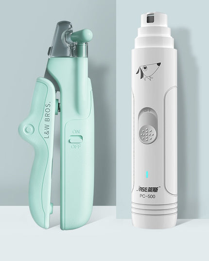 Pet Nail Clippers With LED Light Dogs Cat Nail Scissors Professional Trimmer Tool Care Grooming Supplies