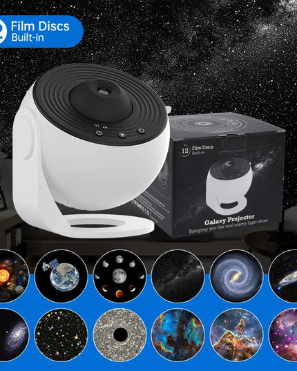 Night Light Galaxy Projector Starry Sky Projector 360 Rotate Planetarium Lamp For Kids Bedroom Valentines Day Gift Wedding Deco