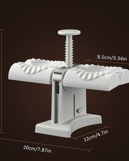 Dumpling Mould Double Head Dumpling Mold Lazy Artifact Manual Press Noodle Dumpling Maker Kitchen Accessories Dumpling Maker