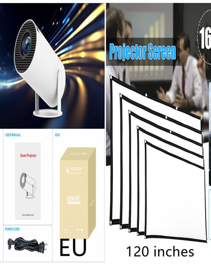 HY300 Pro Projector Home Theater Entertainment Portable Small Projector