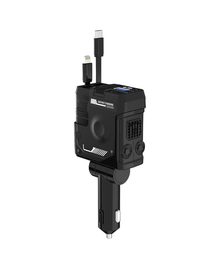 Car Charger Fast Charging And Retractable Four-in-one Cigarette Lighter