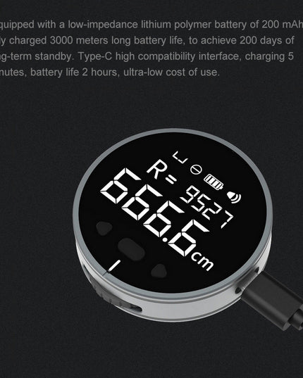 Distance Measuring Instrument Electronic Measuring Ruler Tape Measure High Definition Digital LCD High Precision Electronic Measuring Ruler Tool