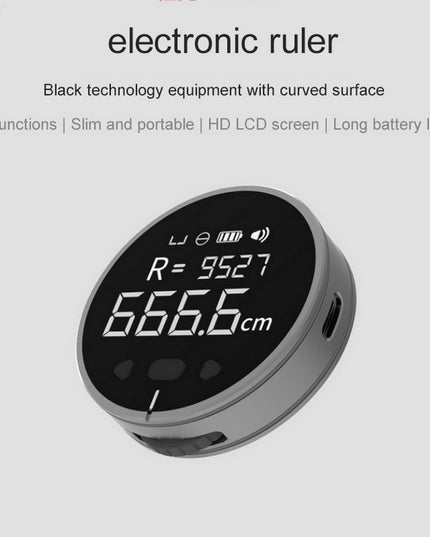 Distance Measuring Instrument Electronic Measuring Ruler Tape Measure High Definition Digital LCD High Precision Electronic Measuring Ruler Tool